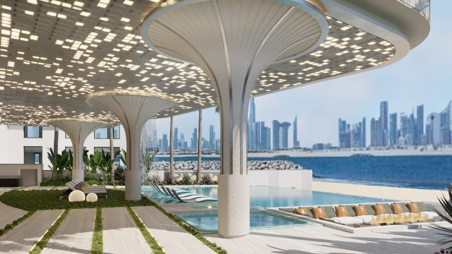 Modern Landscape Infinity Pool Build in Dubai