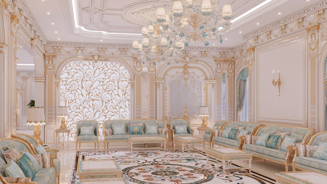 Royal Arabic Interior House Design Dubai