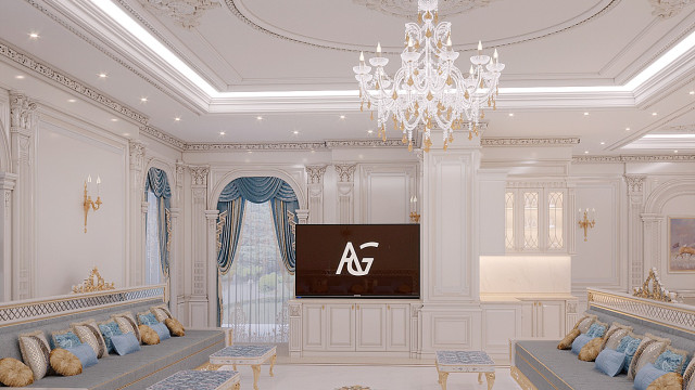 Royal Arabic Interior House Design Dubai