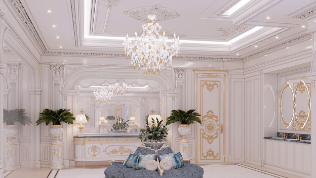 Royal Arabic Interior House Design Dubai