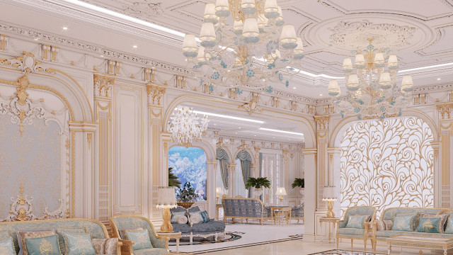 Royal Arabic Interior House Design Dubai