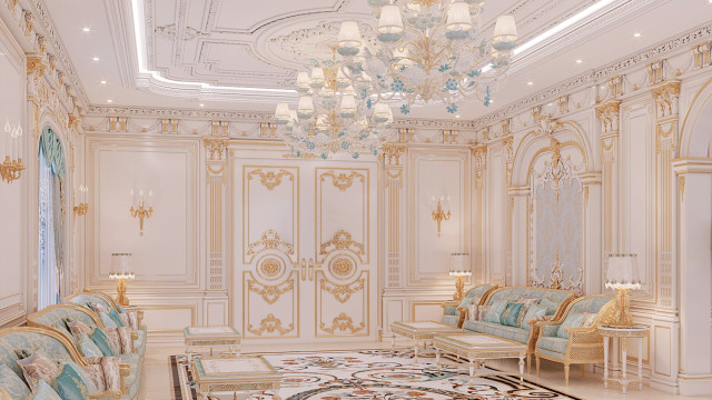 Royal Arabic Interior House Design Dubai