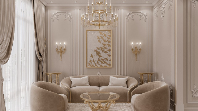 Royal Arabic Interior House Design Dubai