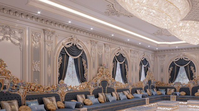 Royal Arabic Interior House Design Dubai