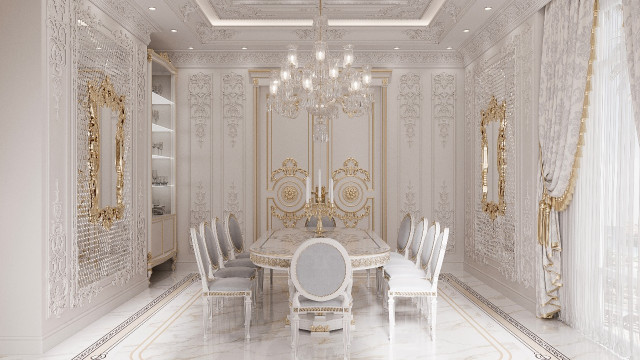 Royal Arabic Interior House Design Dubai