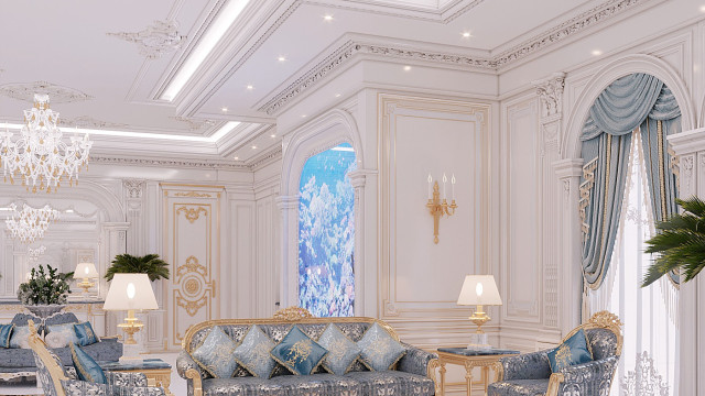 Royal Arabic Interior House Design Dubai