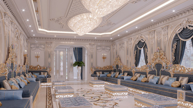 Royal Arabic Interior House Design Dubai