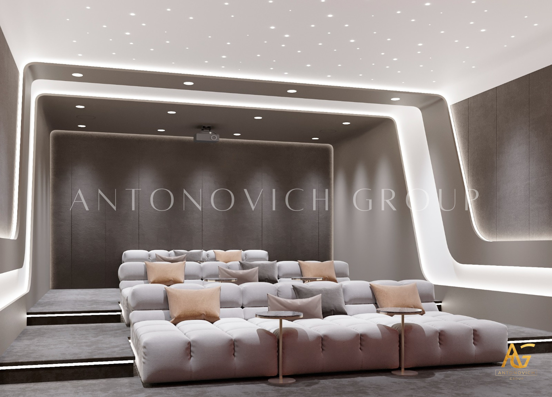 Home Cinema Interior: Cutting-Edge Technology for a Cinematic Experience