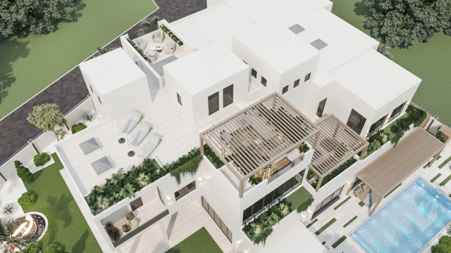 A Modern Villa Exterior & Landscape Design in Al Barari, Dubai