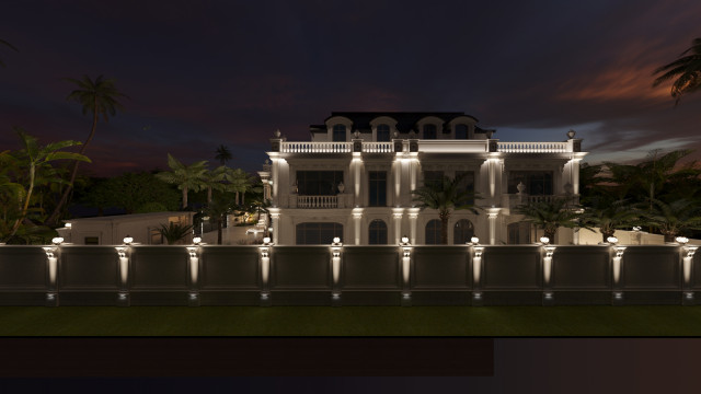 A Vision of Opulence: Luxurious Villa Exterior Design in Al Manra Dubai