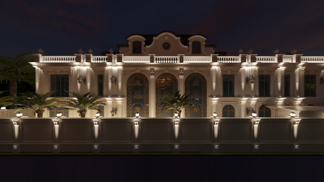 A Vision of Opulence: Luxurious Villa Exterior Design in Al Manra Dubai