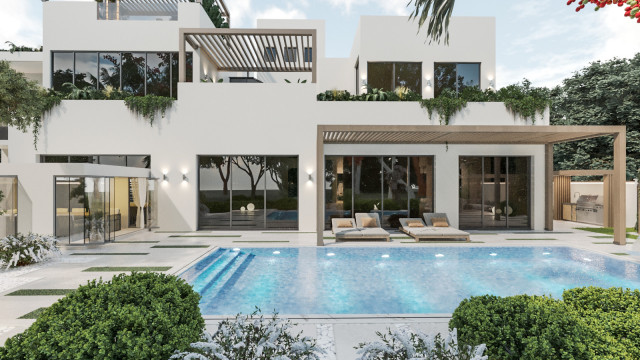 A Modern Villa Exterior & Landscape Design in Al Barari, Dubai