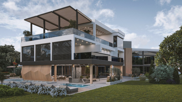 Finest Modernity in Exterior Design for Grand Villas