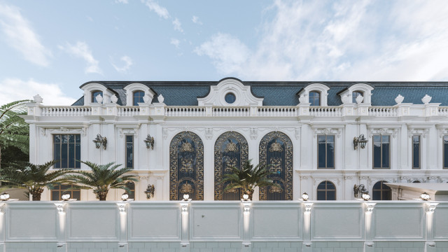 A Vision of Opulence: Luxurious Villa Exterior Design in Al Manra Dubai