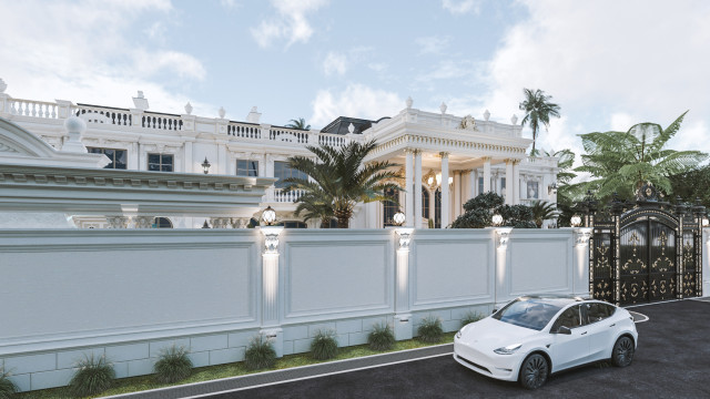 A Vision of Opulence: Luxurious Villa Exterior Design in Al Manra Dubai