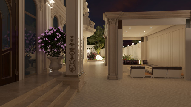 A Vision of Opulence: Luxurious Villa Exterior Design in Al Manra Dubai