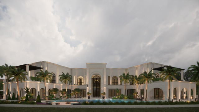 Dubai villa construction