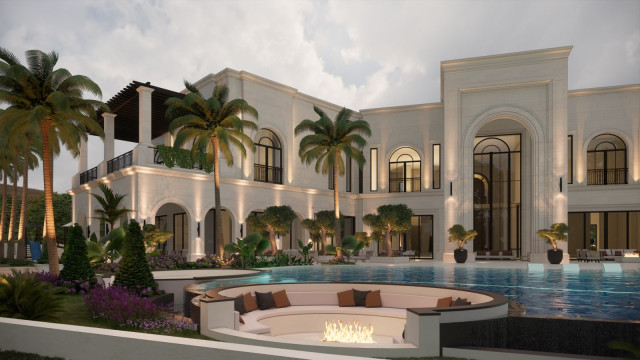 Dubai villa construction