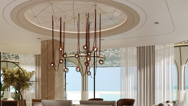 World-Class Modern Living Room Interior Design and Fit-Out for Luxury Villas in Dubai