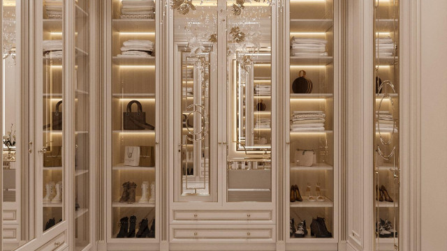 Dressing room interior design Dubai