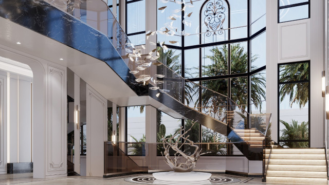 Luxury entrance foyer Dubai