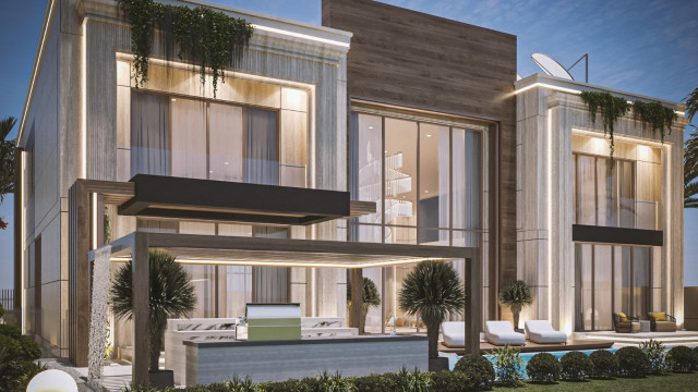 Modern minimal exterior Dubai