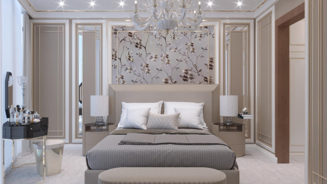 Bedroom lighting design Dubai