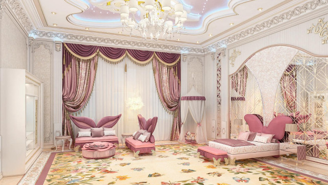 Customized children's room interiors Dubai