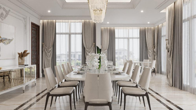 Dining room interior design Dubai