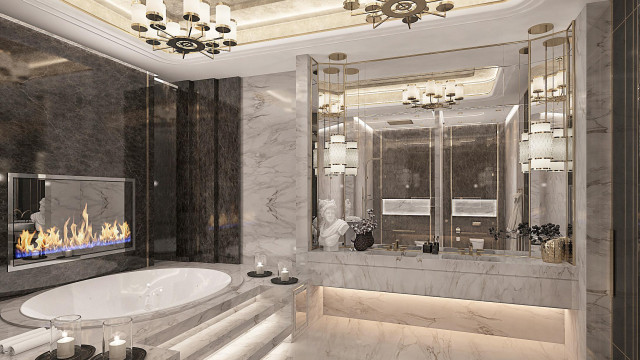 Bathroom interior design UAE