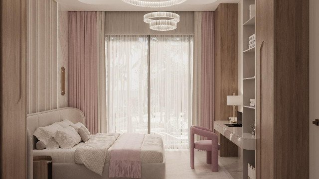 Luxury bedroom interiors Dubai