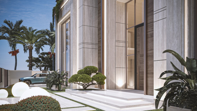 Modern minimal exterior Dubai