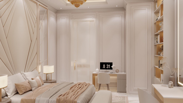 Bedroom lighting design Dubai