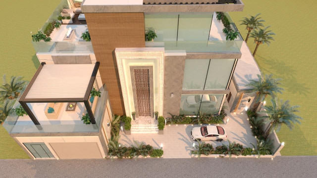 Dubai landscaping and exterior