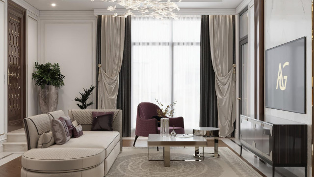 Modern bedroom design Dubai