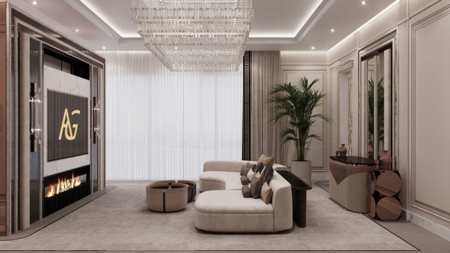 Luxury bedroom interiors Dubai