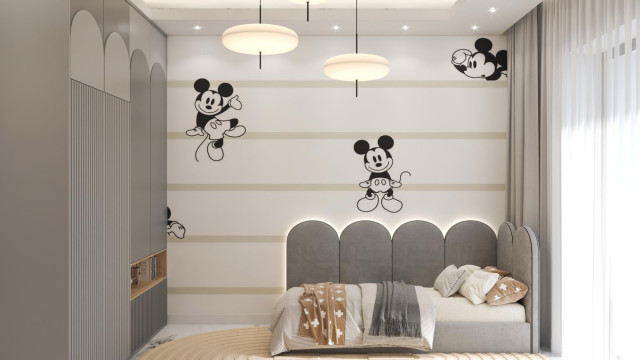 Vibrant children's room decor Dubai