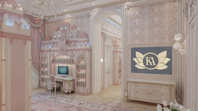 Luxury kids' room interiors Dubai