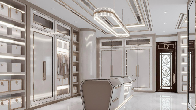 Traditional dressing room design Dubai