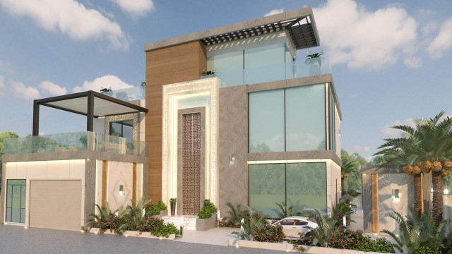 Dubai landscaping and exterior