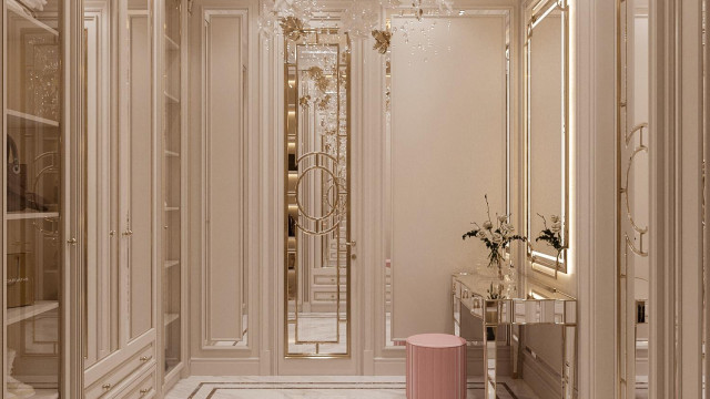 Dressing room interior design Dubai