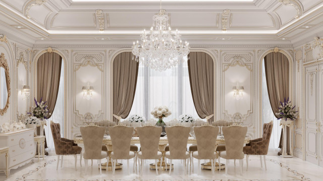 Custom dining room design Dubai