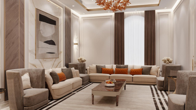 Affordable living room design services Dubai