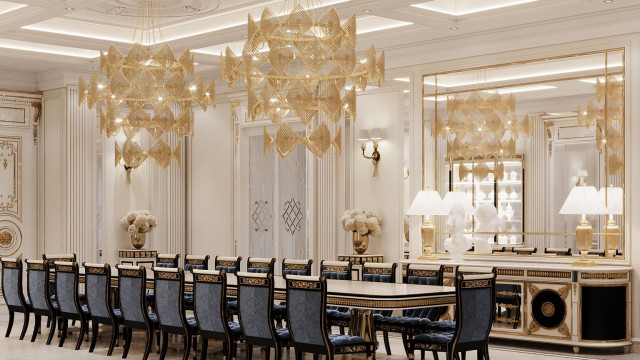 Custom dining room design Dubai