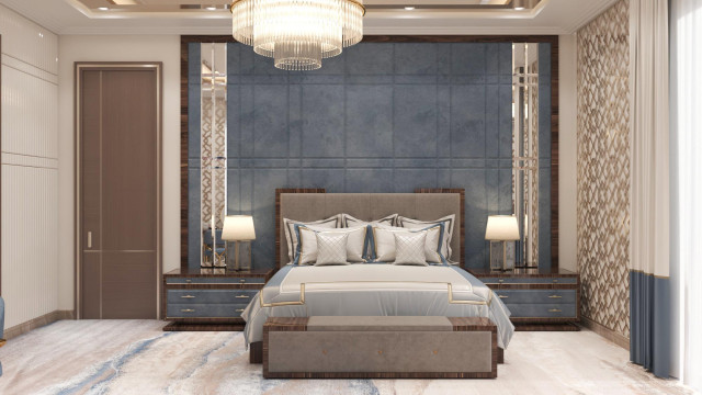 Contemporary bedroom design Dubai