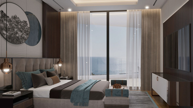 Modern bedroom design Dubai