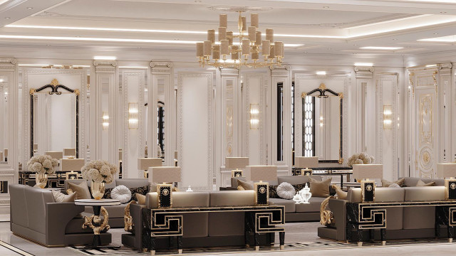 Customized living room interiors Dubai