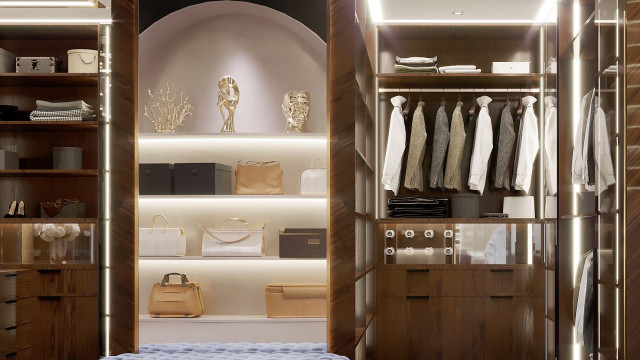 Dressing room storage solutions Dubai