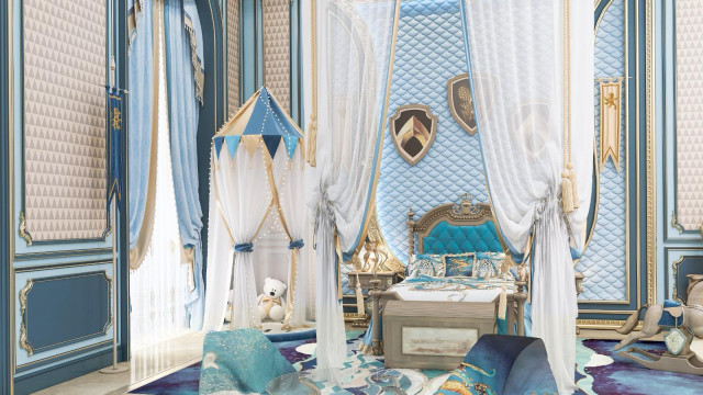 Contemporary children's bedroom Dubai