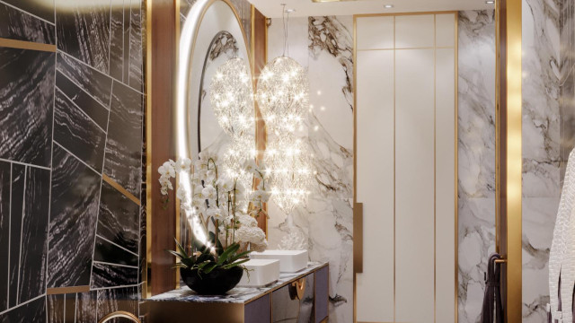 Modern bathroom remodeling UAE